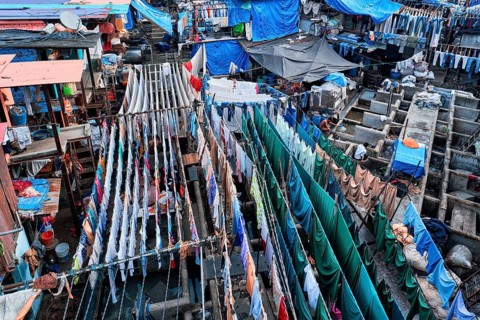 View of Dhobi Ghat