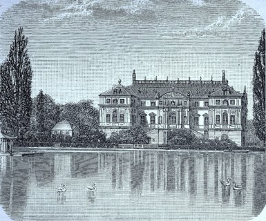 The Palace in the Great Garden in Dresden in 1878