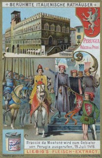 Series of famous Italian town halls
