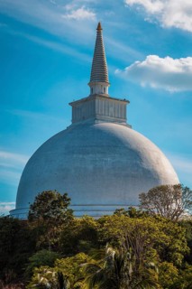 Mahaseya Dagoba ancient Buddhist stupe in Mihintale