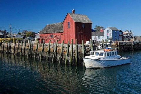 Fishing shack at Bradley Wharf