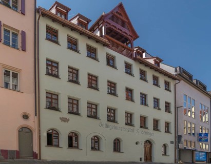 Merchant's house from 1697 in Hintere Ledergasse 43