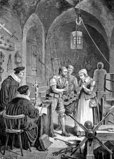 Kepler's mother is threatened with torture because she is accused of witchcraft