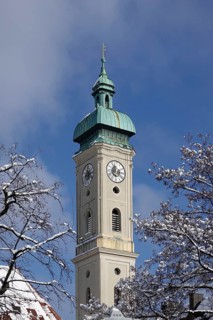 Tower of the Heiliggeistkirche at the Viktualienmarkt