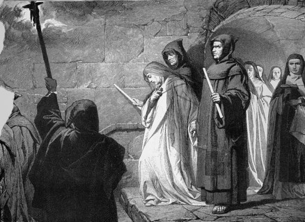 Immurement of a nun