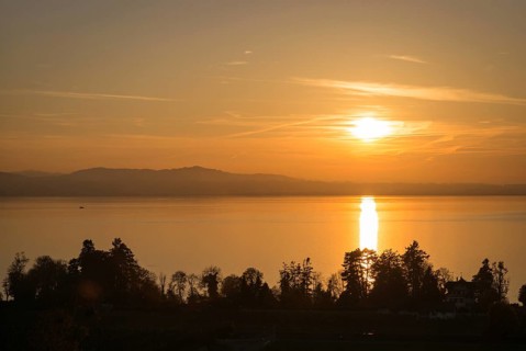 Sunset at Lake Constance