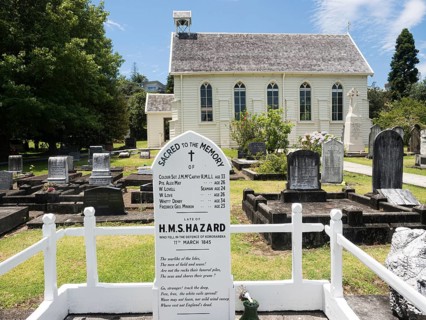 Christ Church with historic cemetery