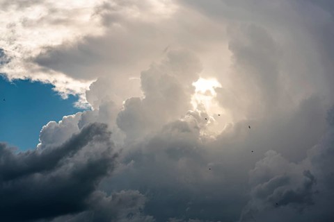 Huge storm cloud