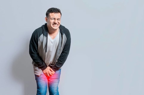 Person with urinary problems