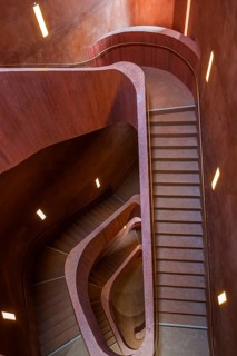 Staircase in the Kueppersmuehle Museum
