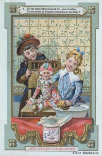Picture series Children with presents