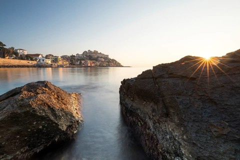 Sunrise with view of Porto Maurizio