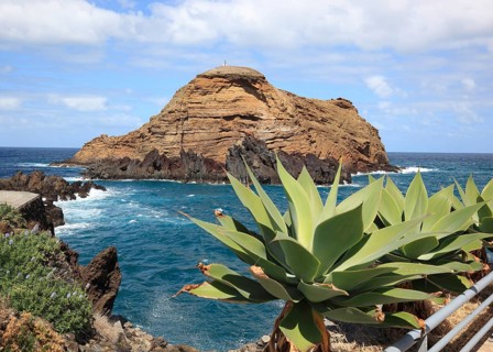 Porto Moniz on the northwest coast of the island
