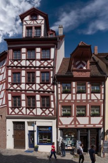 Historic half-timbered houses