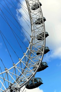 Cabins of the Millennium Wheel or London Eye