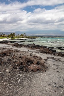 Volcanic beach