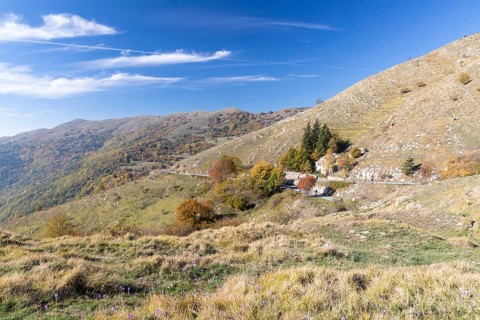 Autumn in the Ligurian Alps near Imperia