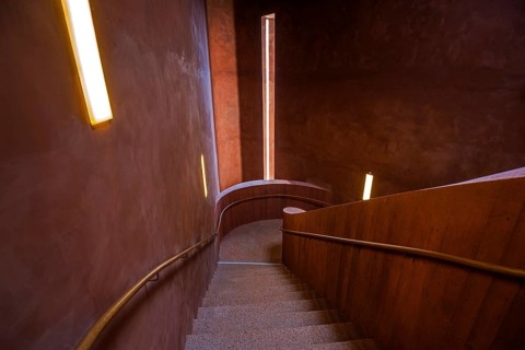 Staircase in the Kueppersmuehle Museum