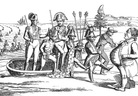Mockery of Napoleon's English Captivity