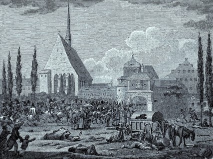 Einzug der Alliierten in Leipzig am 13. Oktober 1813