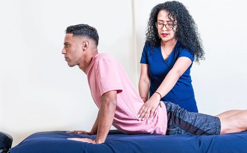 Lower back physiotherapy