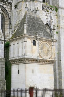 Clock Pavilion at Notre Dame of Chartres Cathedral