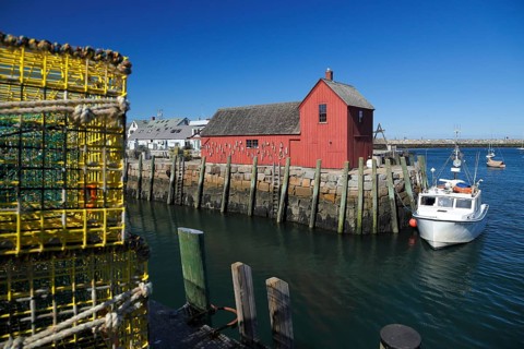 Fishing shack at Bradley Wharf