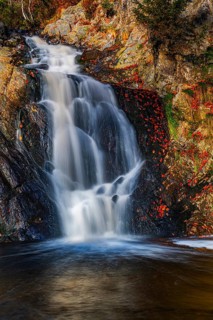 Herbststimmung am Wasserfall der Bayonne