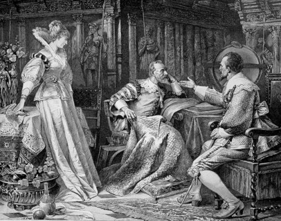 Wallenstein's courtship of Isabella von Harrach. Albrecht Wenzel Eusebius von Wallenstein