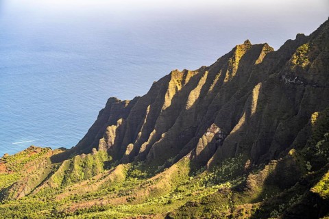 Blick vom Kalalau Lookout ins Kalalau Valley