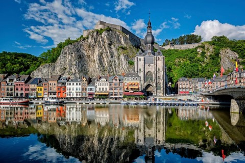 Picturesque Dinant town