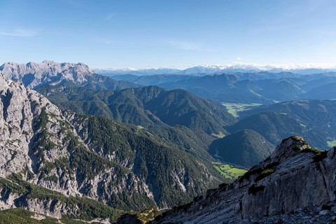 Mountain landscape with Leoganger Steinberge