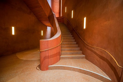 Staircase in the Kueppersmuehle Museum