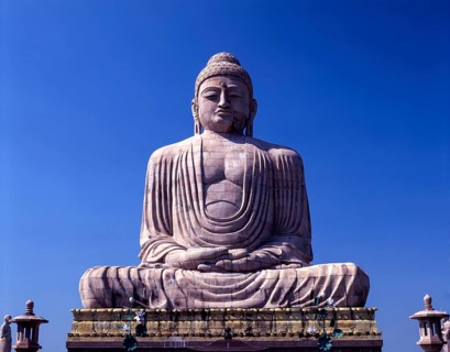 Image of Eighty feet Buddha Statue at Bodhgaya