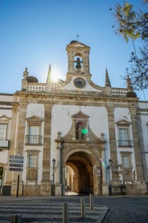 Historic entrance to downtown and old town known as Arco da vila