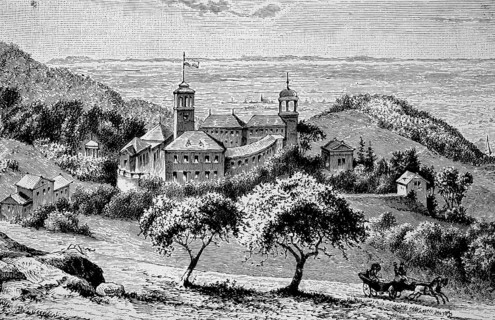 Heiligenberg Castle was a castle in the east of Jugenheim