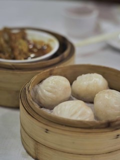 Delicious Chinese dim sum in a chinese restaurant