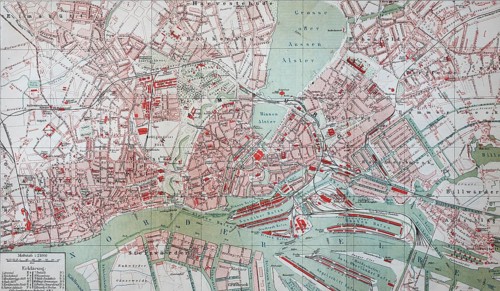 City map of Hamburg