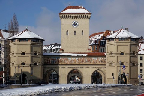 Former city gate Isartor