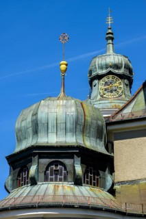 Church tower with clock