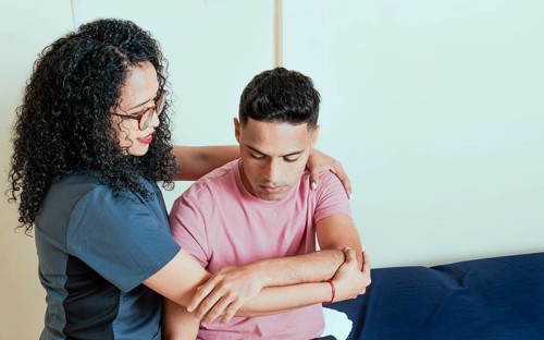 Shoulder and elbow physical therapy