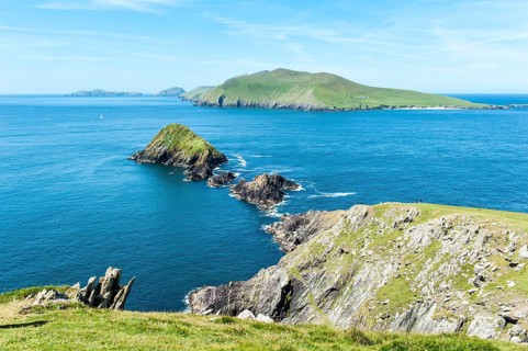 Coastal Landscape with Blasket Islands behind