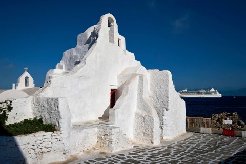 Famous tourist landmark of Greece