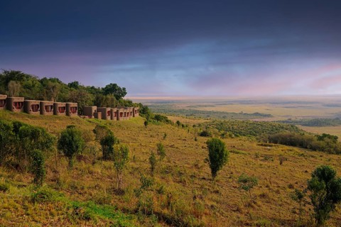 Mara Serena Safari Lodge overlooking the Masai Mara