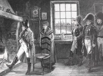 Napoleon in front of his final decision in the silver hake