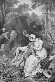 Luise Princess of Mecklenburg Fleeing to Memel