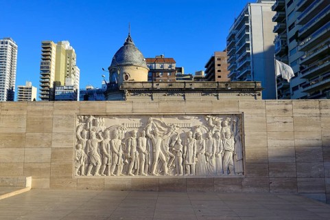 Relief on the Flag Monument