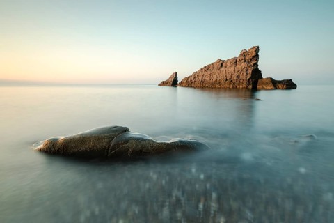 Sunrise at the rocks scoglio della galeazza