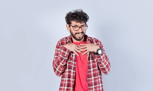 Guy with disgust expression