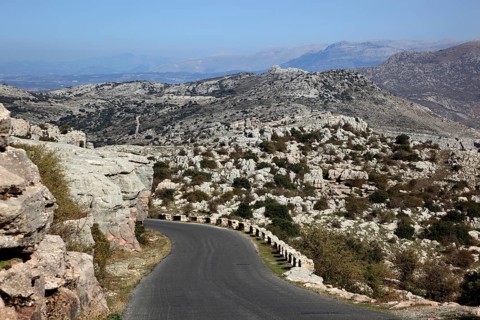 Road in El Torca National Park